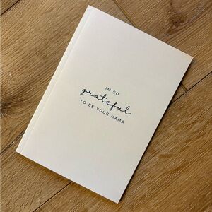 NEW Baby Memory Journal: “I’m so Grateful to Be Your Mama”, Minimalistic